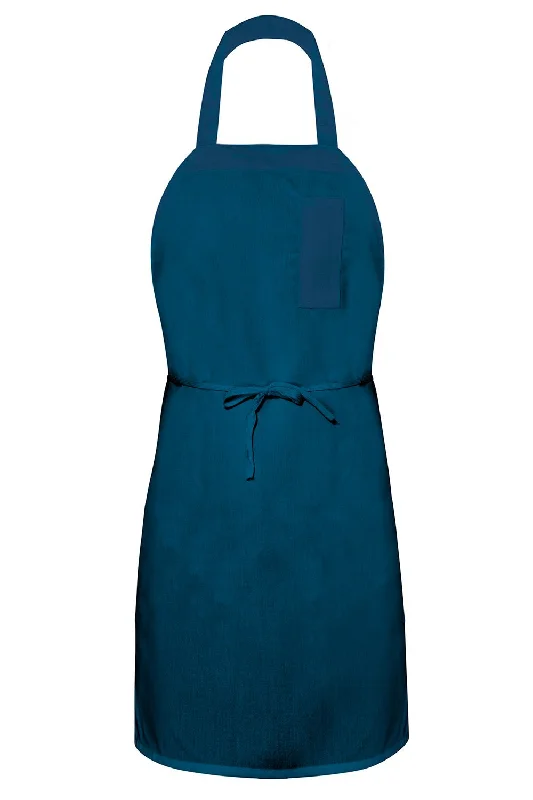 Navy Bib Apron (1 Pencil Pocket)