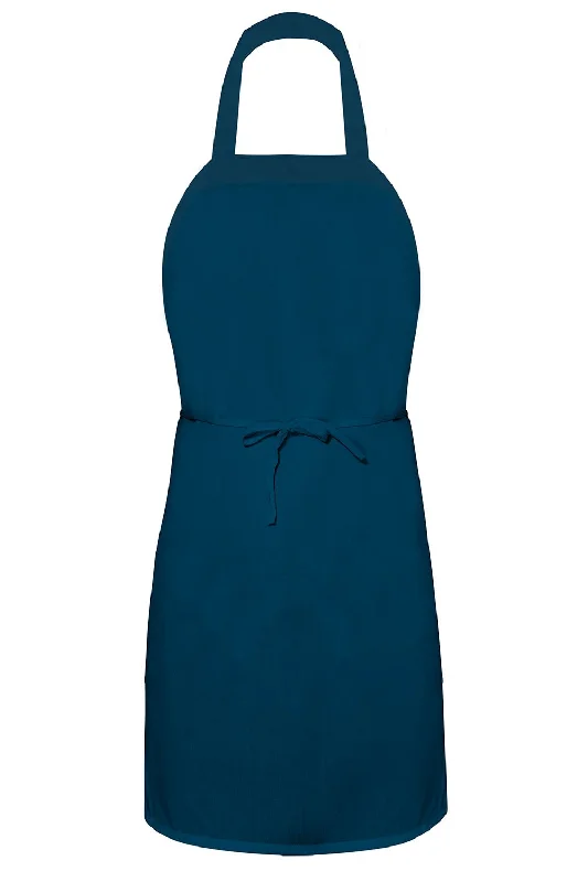 Navy Bib Apron (No Pockets)