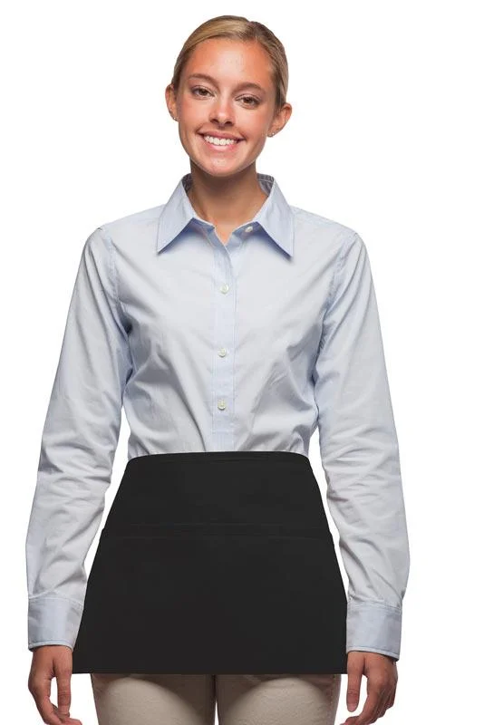 Black Deluxe Waist Apron (3 Pockets)