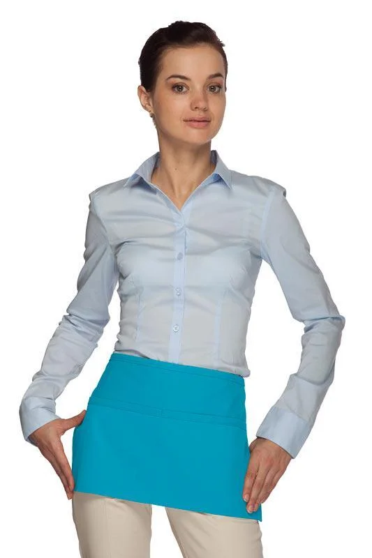 Turquoise Standard Waist Apron (2 Pockets)