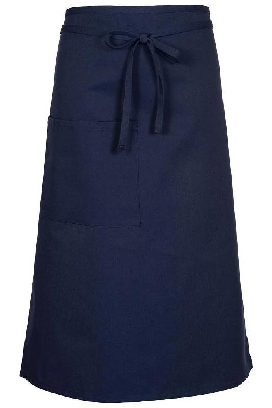 Navy Bistro Apron (1 Pocket w/ Pencil Divide)