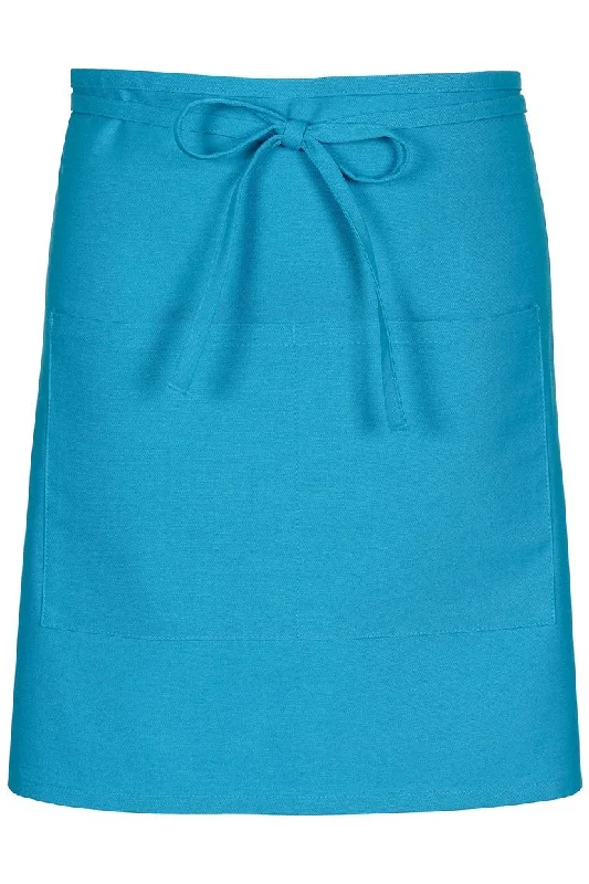 Turquoise Half Bistro Apron (2 Pockets)