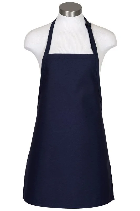 Navy Cover Up Bib Adjustable Apron (No Pockets)