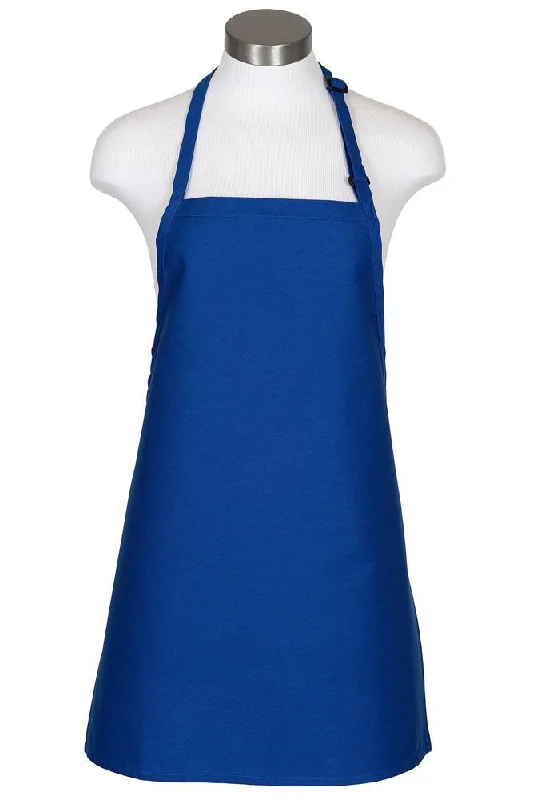 Royal Blue Cover Up Bib Adjustable Apron (No Pockets)