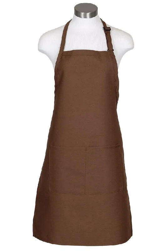 Mocha Bib Adjustable Apron (2 Pockets)