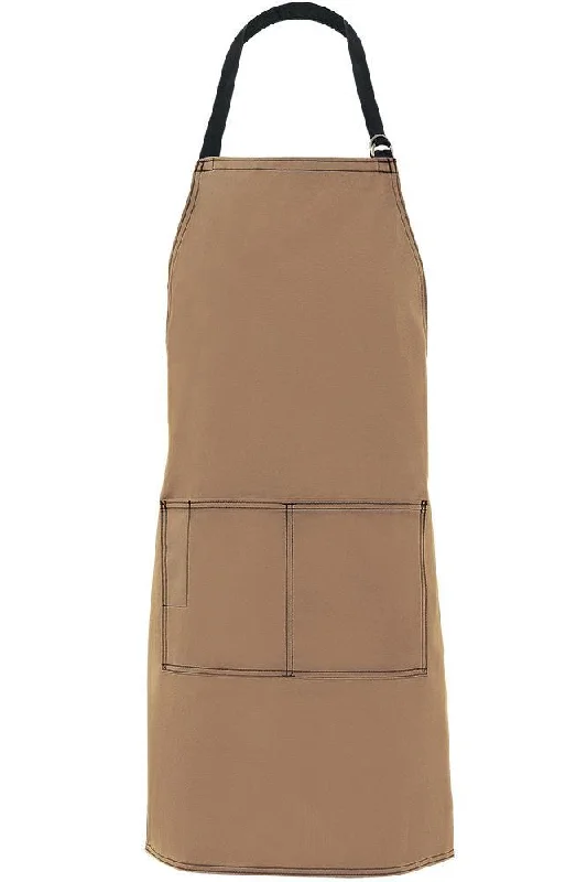 Khaki City Market Everyday Long Bib Apron