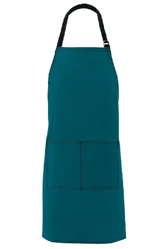 Teal City Market Everyday Long Bib Apron