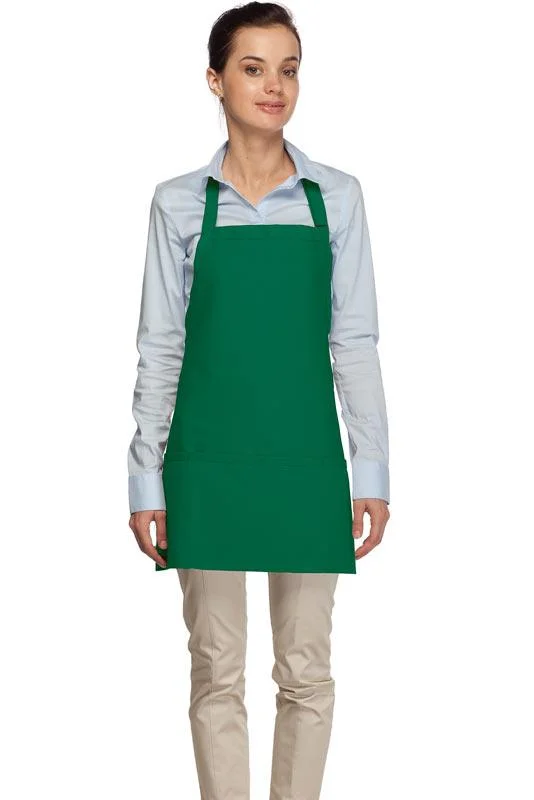 Kelly Deluxe Deluxe Bib Adjustable Apron (3 Pockets)