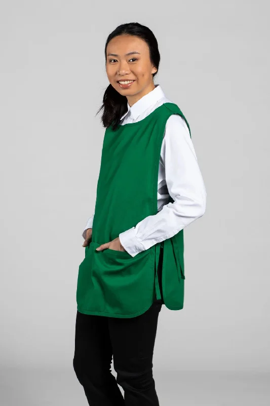 Kelly Green Cobbler Apron (2 Pockets)