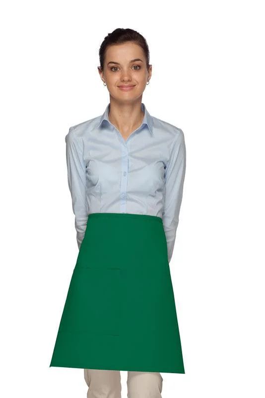 Kelly Deluxe Half Bistro Apron (1 Pocket)