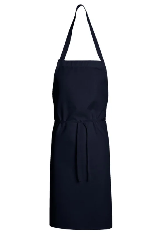 Navy Standard Bib Apron (No Pockets)