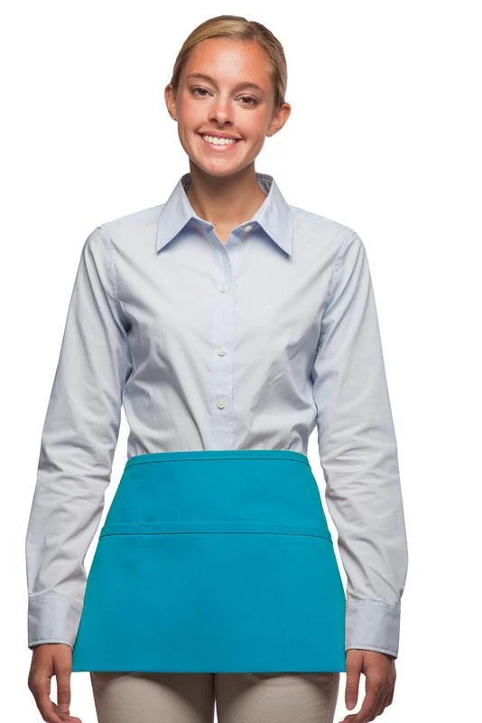 Turquoise Deluxe Waist Apron (3 Pockets)