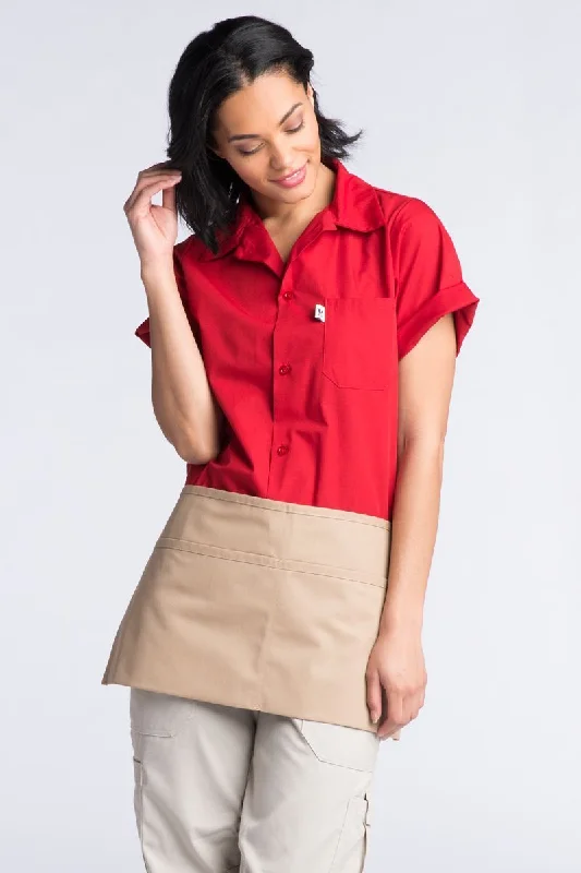 Khaki Waist Apron (2 Pockets)