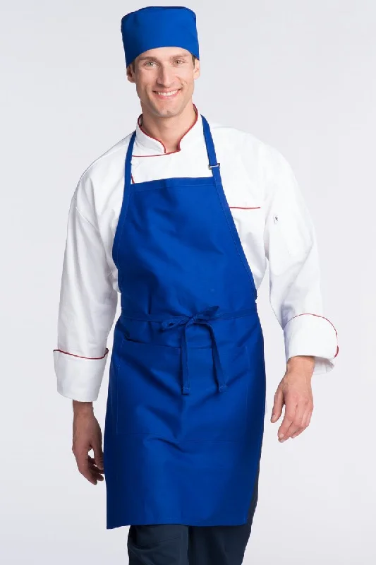 Royal Blue Butcher Adjustable Apron (2 Pockets)