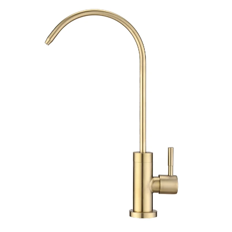 Anmytek Kitchen Sink Faucet Drinking Water Faucet Brushed Gold