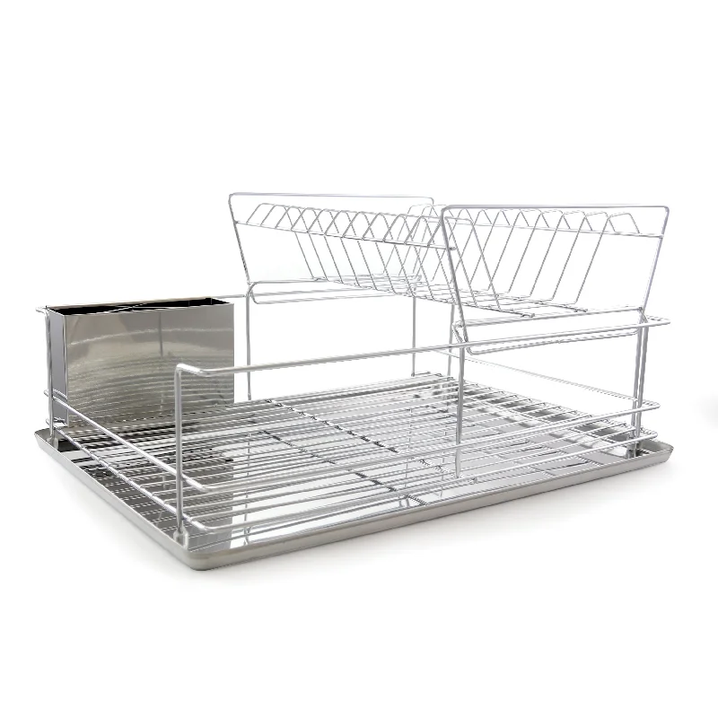 Better Chef 22-Inch Dish Rack - Silver