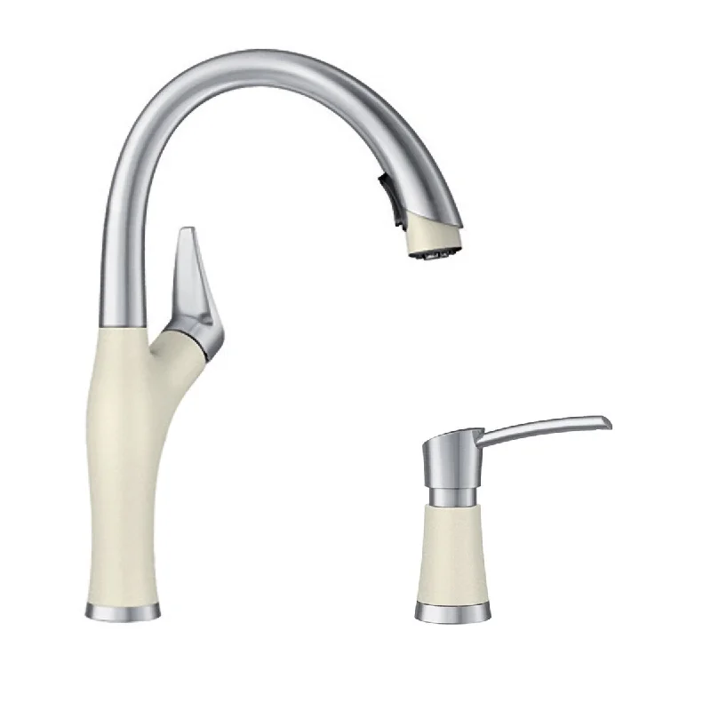 Blanco KF-403773 Artona Pull-Down Kitchen Faucet with Soap Dispenser - 2" x 8.63" x 15.75"