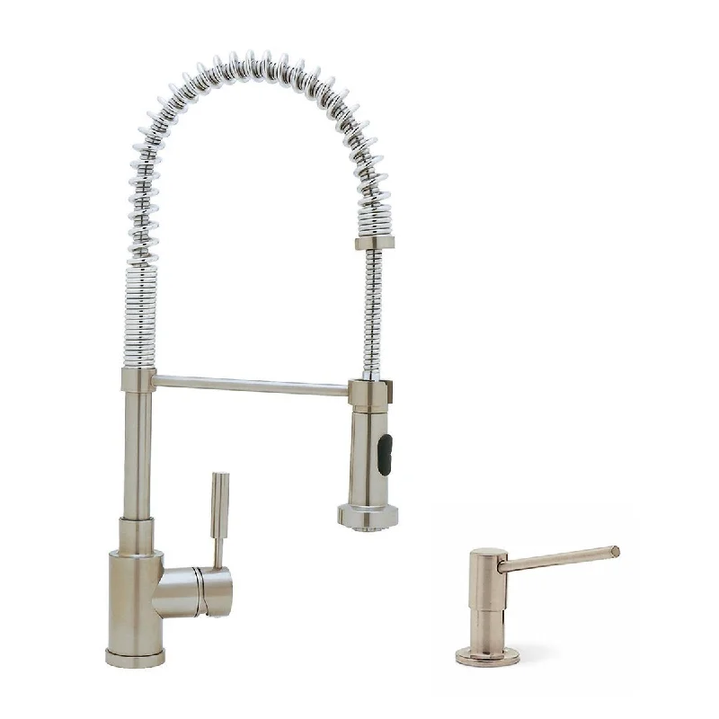 Blanco KF-440557 Meridian Semi-Pro Kitchen Faucet with Soap Dispenser - 2" x 8.38" x 19.25"