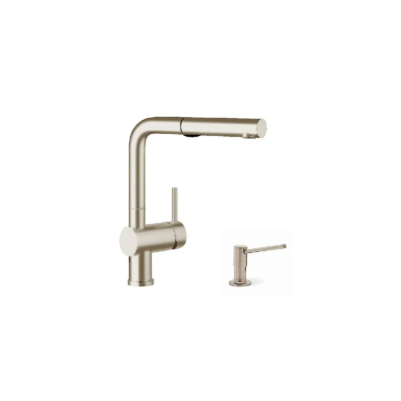 Blanco KF-441404 Linus Pull-Out Kitchen Faucet with Soap Dispenser - 2" x 8.5" x 11"