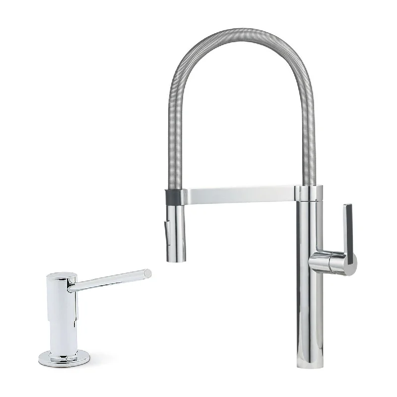 Blanco KF-441405 Culina Semi-Pro Kitchen Faucet with Soap Dispenser - 2" x 8.63" x 21.5"