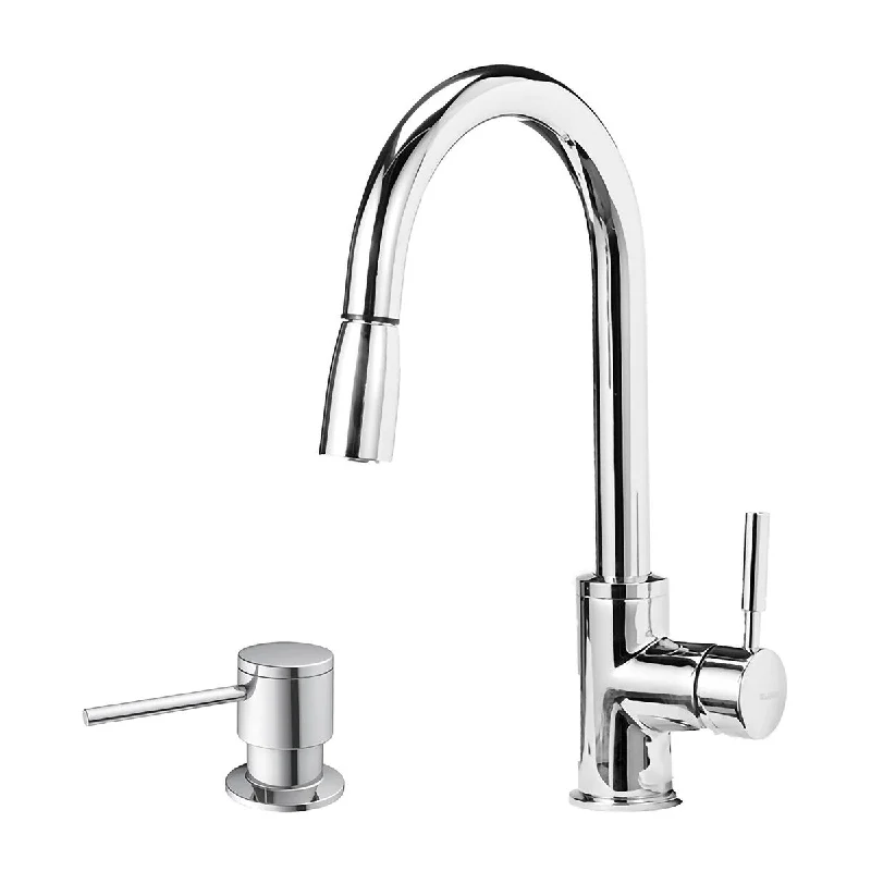 Blanco KF-441646 Sonoma Pull-Down Kitchen Faucet with Soap Dispenser - 2" x 8.5" x 15.5"