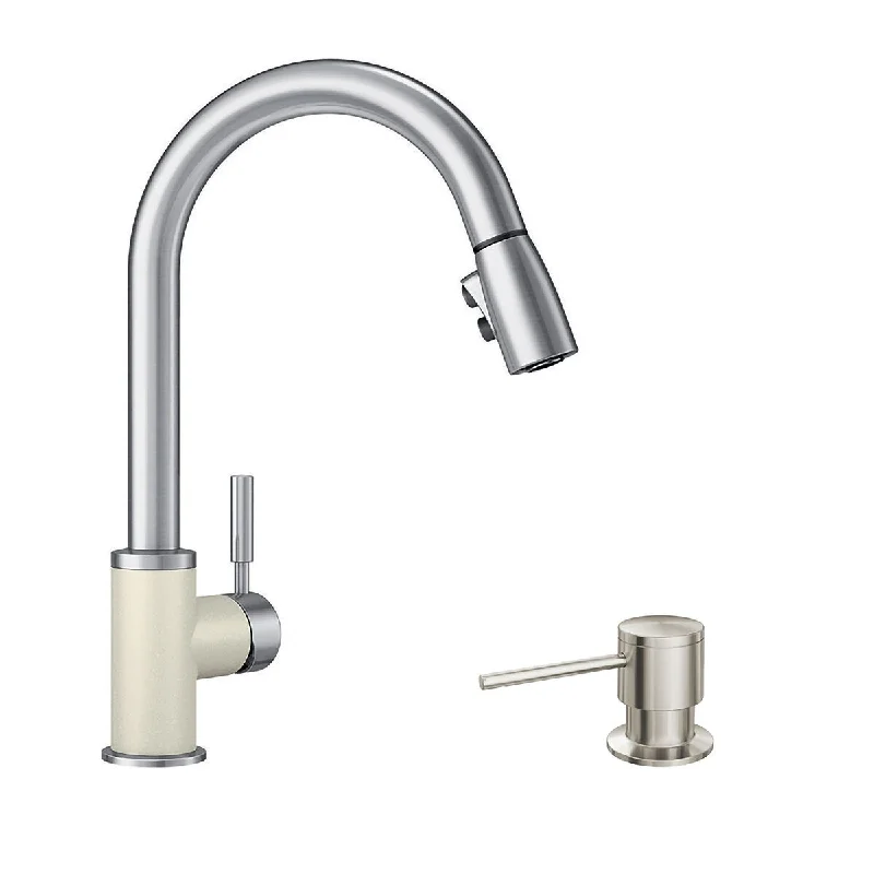 Blanco KF-442060 Sonoma Pull-Down Kitchen Faucet with Soap Dispenser - 2" x 8.5" x 15.5"