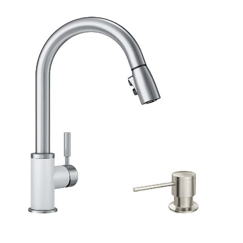 Blanco KF-442068 Sonoma Pull-Down Kitchen Faucet with Soap Dispenser - 2" x 8.5" x 15.5"