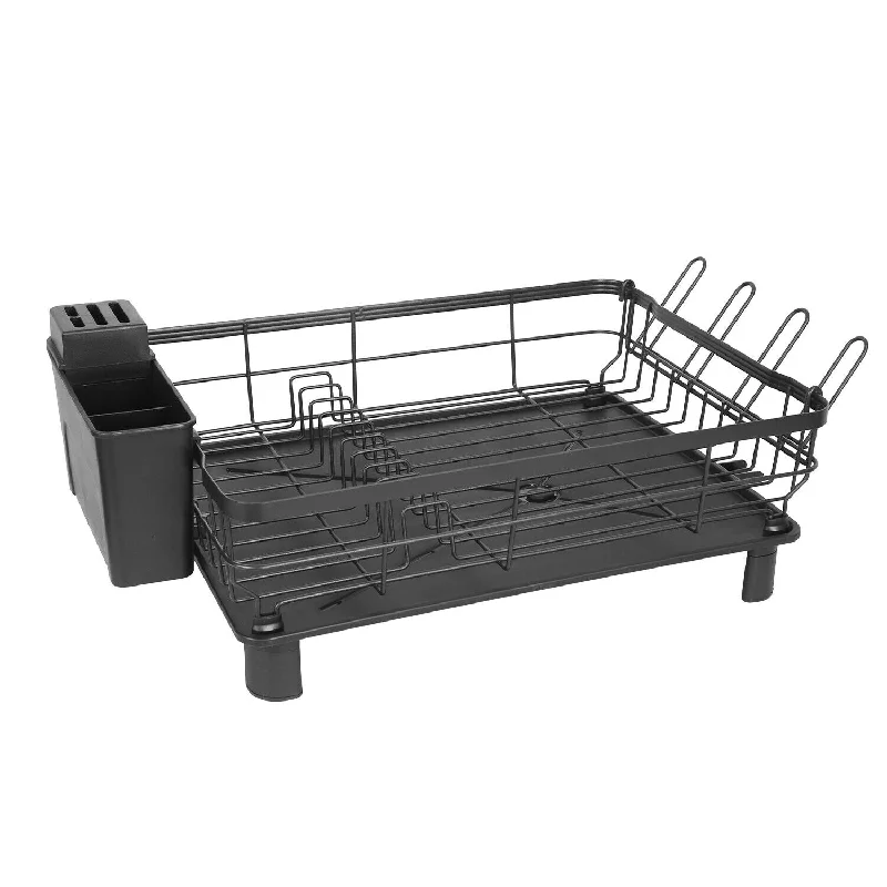 Carbon Steel Dish Rack with Utensil Holder