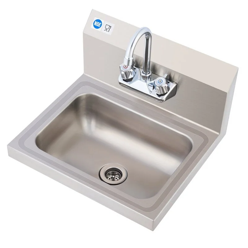 CO-Z Drop-In & Wall-Mount Laundry Kitchen Sink with Faucet Stainless Steel