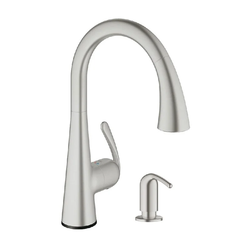 Grohe LadyLux3 Cafe Touch Kitchen Faucet with Soap Dispenser