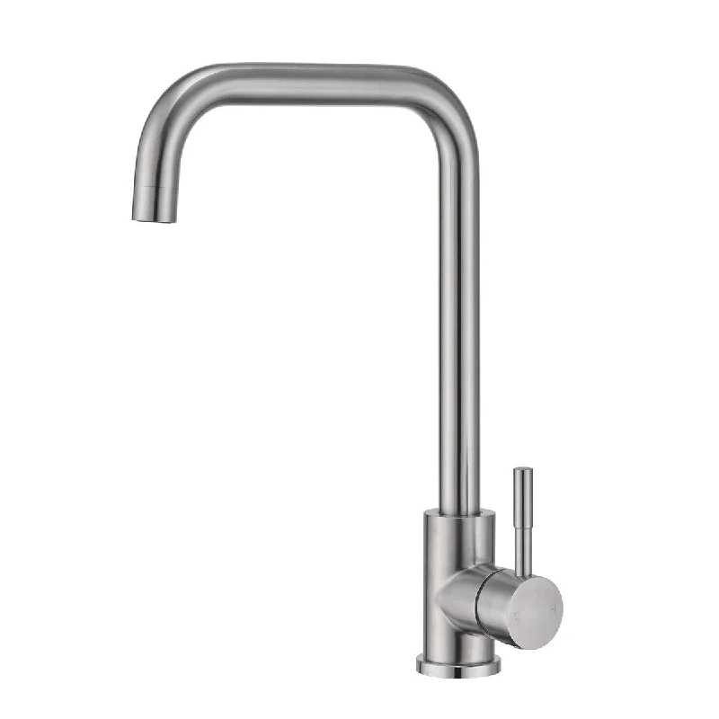 High Arc Single Handle Deck Mount Standard Kitchen Faucet