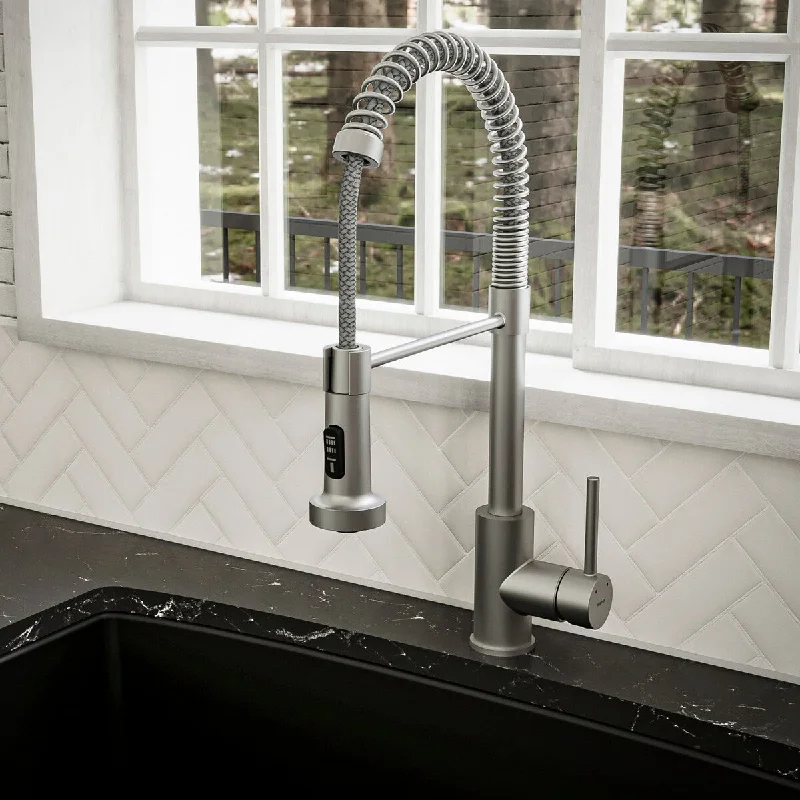 Karran Kadira Single-Handle Pull-Down Sprayer Kitchen Faucet