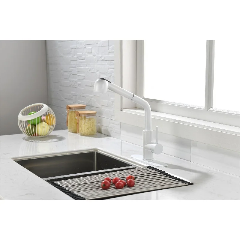 Kitchen Faucets with Pull Down Sprayer Single Handle Sink Faucet