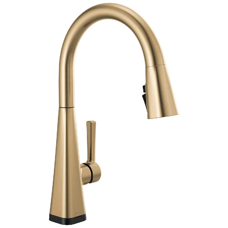 Lenta Gold Kitchen Faucet Touch, Touch Kitchen Faucets with Pull Down Sprayer, Kitchen Sink Faucet, Touch2O Technology