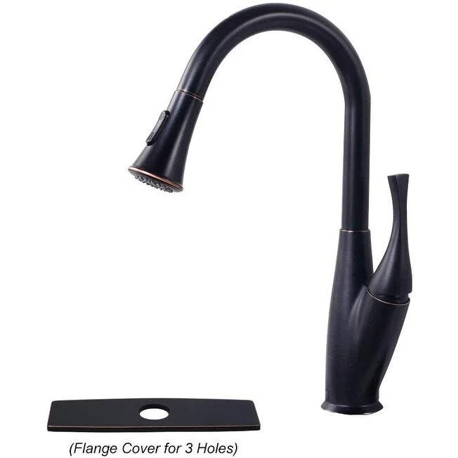 Lordear Pull out Kitchen Faucet Oil Rubbed Bronze