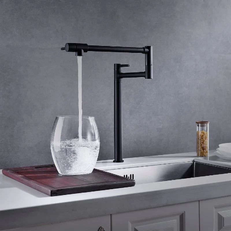 Pot Filler Kitchen Faucet with Extension Shank