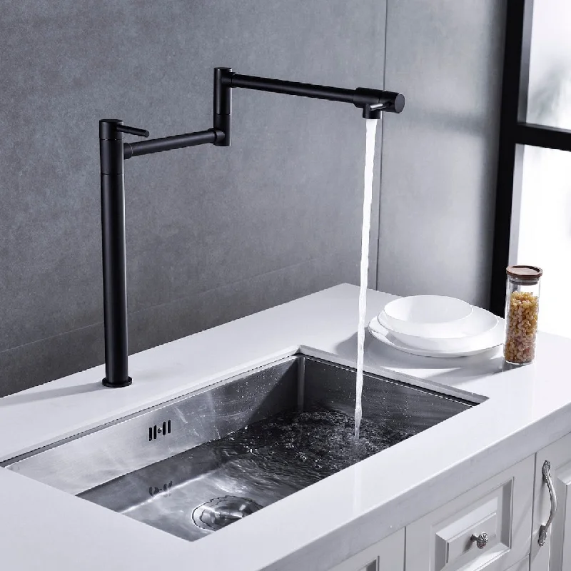 Pot lid type extended kitchen faucet