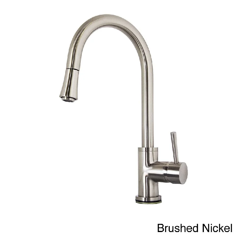 PSK-1003 Single Handle Kitchen Faucet in Brush Nickel or Polish Chrome