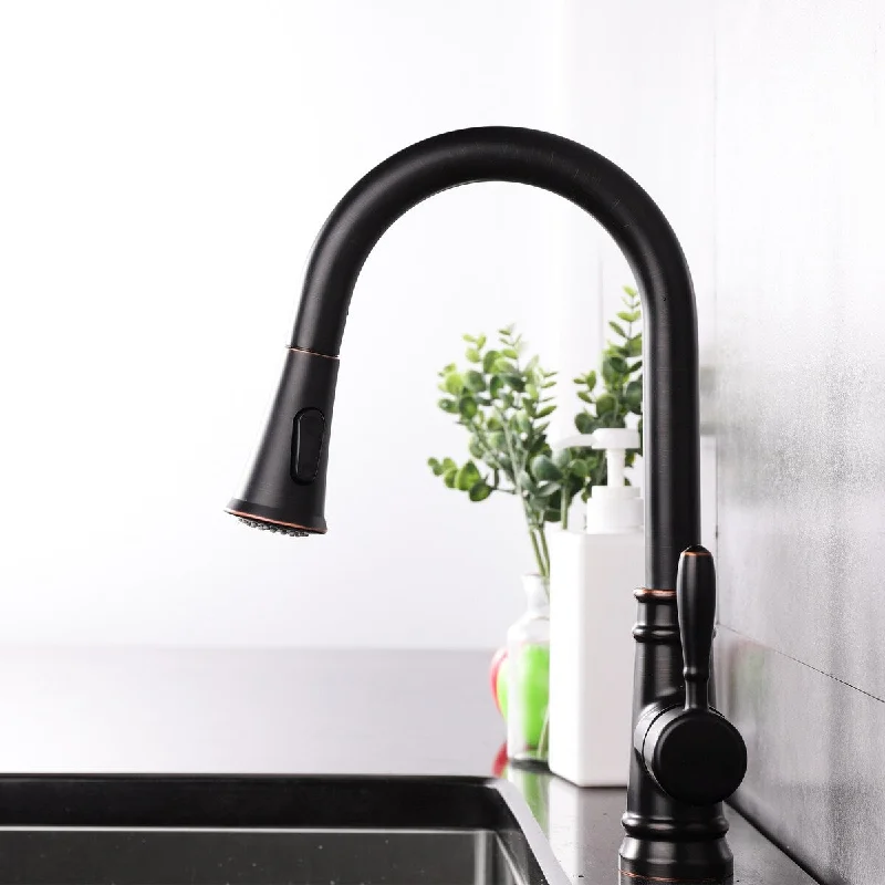 Pull Out Single Handle Kitchen Faucet