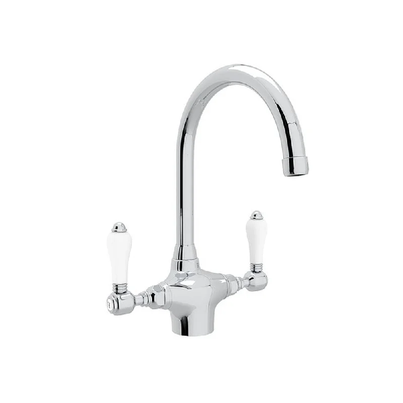 Rohl A1676LPAPC-2 Italian Kitchen San Julio Kitchen Faucet With Double-Lever Handle