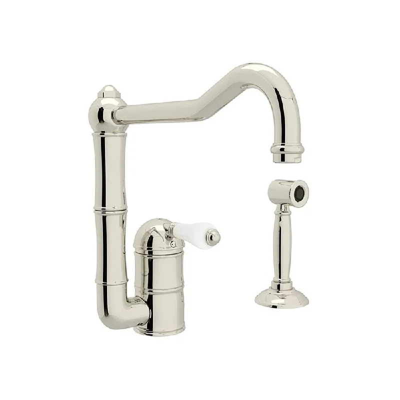 Rohl A3608LPWSPN-2 Italian Kitchen Acqui Kitchen Faucet With Single-Lever Handle