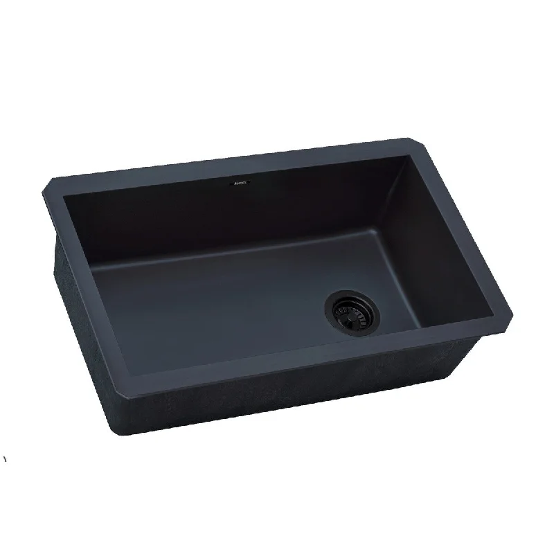 Ruvati 32 x 19 inch Undermount Granite Composite Kitchen Sink - Catalina Blue - RVG2033LU