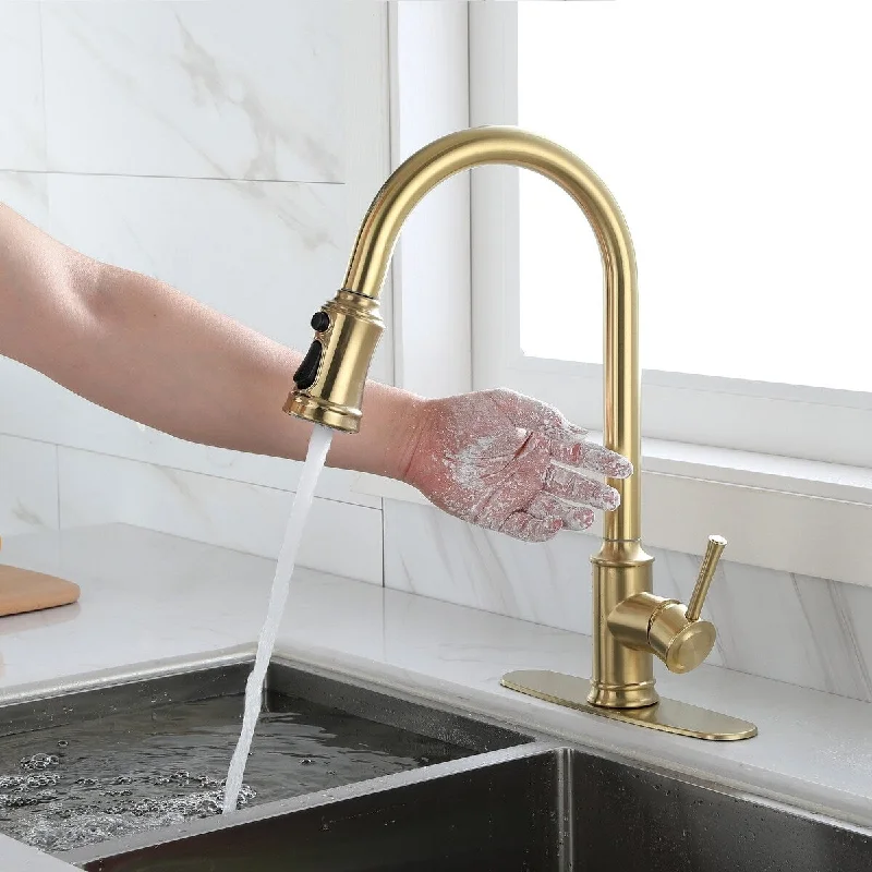 Touch Pull Down Sprayer Kitchen Faucet Pull Down Sprayer - 16.53*8.66*8.07