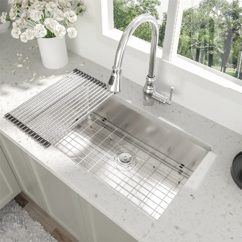 Undermount Stainless Steel Kitchen Sink Single Bowl Kitchen Sink Basin