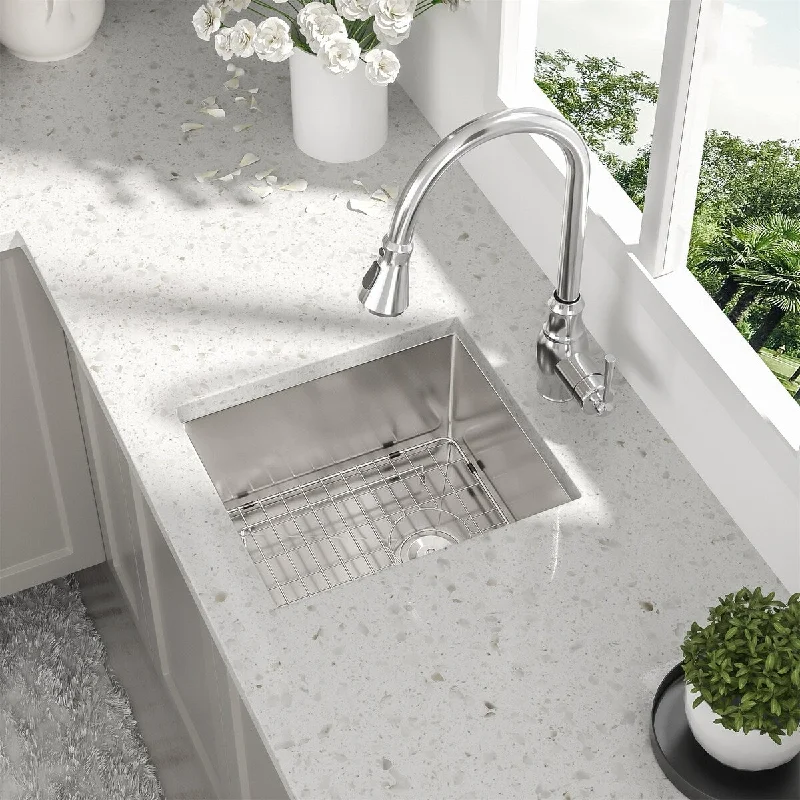 Undermount Stainless Steel Kitchen Sink Single Bowl Sink