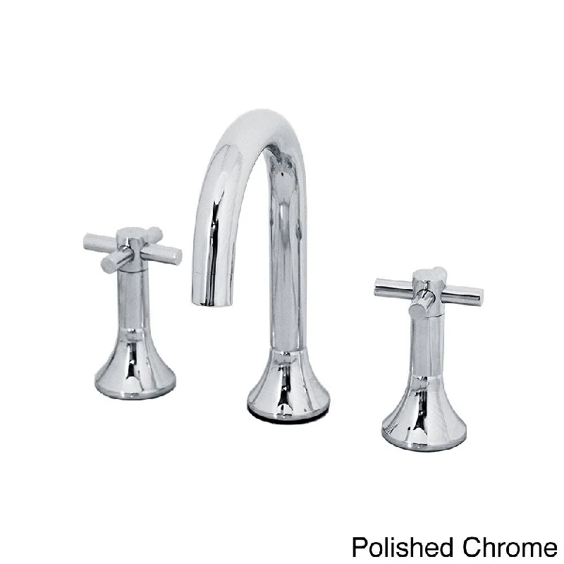 Virtu USA Thelion PSK-601 Widespread Kitchen Faucet in Brush Nickel or Polish Chrome