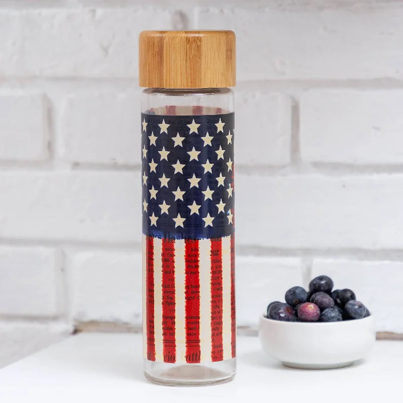 Land of Liberty Glass Tumbler