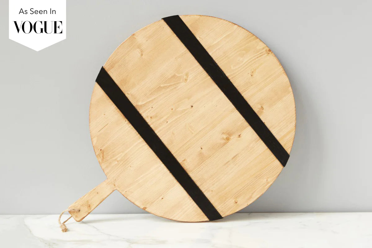 Black Round Mod Charcuterie Board