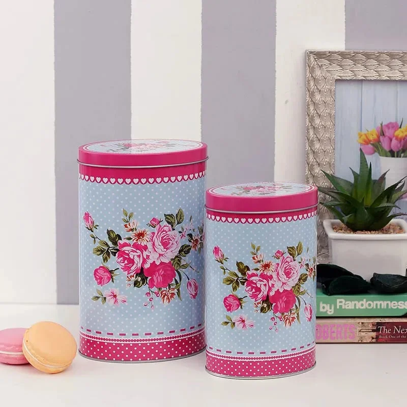 Floral Canisters | Set of 2