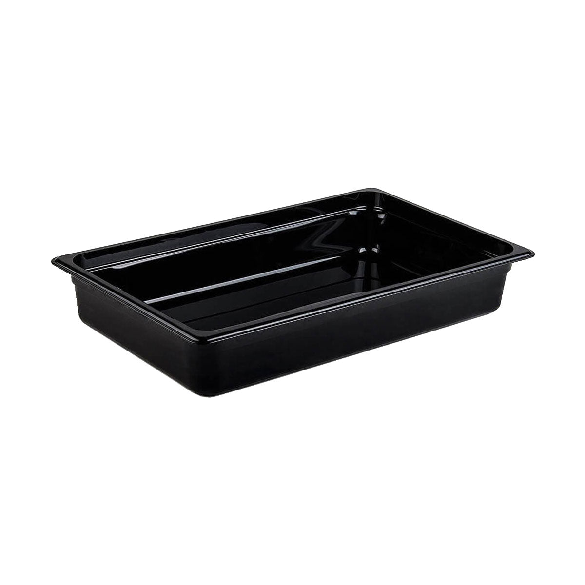 Cambro 14CW110 Camwear Full Size Food Pan, Black, 4" Deep